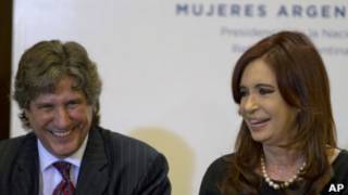 Amado Boudou y Cristina Fernández