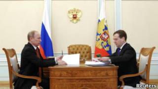 Владимир Путин и Дмитрий Медведев