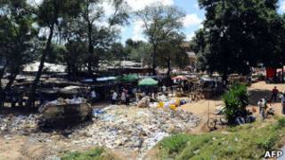 Soko mjini Lilongwe, Malawi