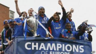 Jogadores do Chelsea (AP)