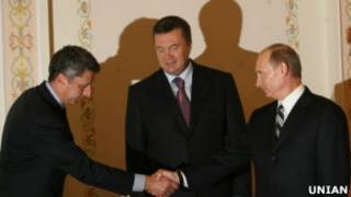 Путін, Янукович та Бойко