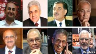 تعدادی از نامزدهای انتخاباتی