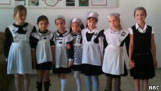 Чеченские второклассницы