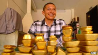 O comerciante colombiano Lucio Ruiz (Foto: João Fellet/BBC Brasil)
