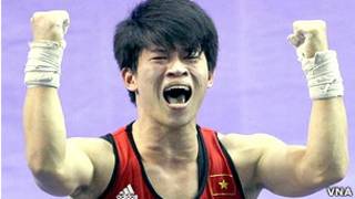 Lực sỹ cử tạ Trần Lê Quốc Toàn