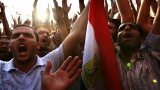 محتجون مصريون