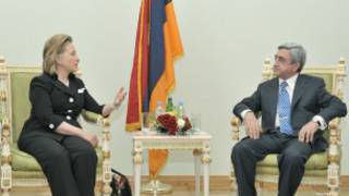 هیلاری کلینتون و رئیس جهمور ارمنستان