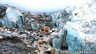 Derretimiento de hielo en el Cotopaxi en los Andes ecuatorianos Foto: SPL