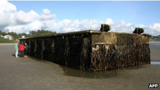 Doca arrastada pelo tsunami e encontrada no Estado americano de Oregon