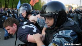 Арест участника Марша Миллионов