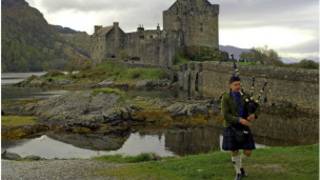 bagpipes and kilts