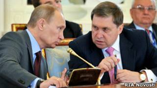Владимир Путин и Юрий Ушаков