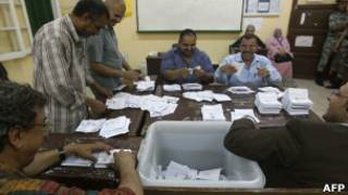 فرز أصوات في القاهرة