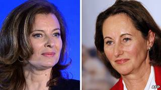 Valérie Trierweiler y Ségolène Royal