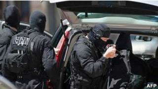 Полиция у отделения банка