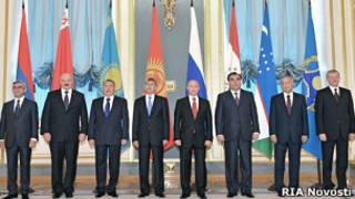 Президенты на саммите ОДКБ
