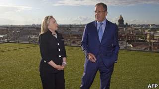 Sergie Lavrov da Hillary Clinton