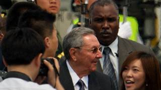 Chủ tịch Cuba Raul Castro ở Trung Quốc