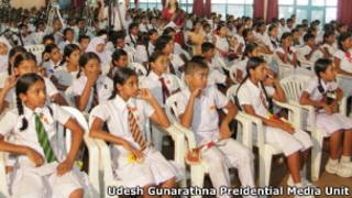 School children in Sri Lanka