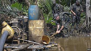 Militares na Guiana Francesa/AP