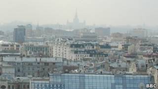 вид на Москву из Кремля