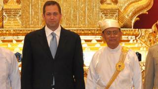 Derek Mitchell and U Thein Sein