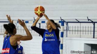 Treino da seleção feminina de basquete (Foto: Confederação Brasileira de Basquete)