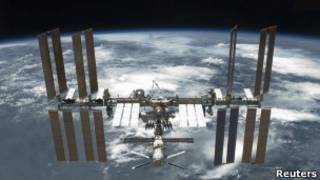Международная космическая станция на околоземной орбите