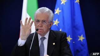Mario Monti, primer ministro de Italia