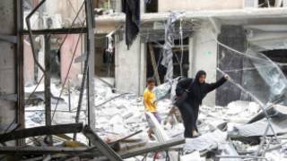 الدمار الذي خلفته الاشتباكات في حلب