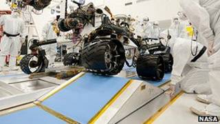 'Curiosity', robô da Nasa em missão em Marte