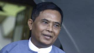 Former Informinister U Aung Kyi