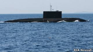 Российская подводная лодка "Варшавянка"
