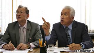 депутаты Госдумы Владимир Поздняков, Владимир Васильев
