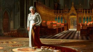 Retrato de la reina Isabel II de Ralph Heimans