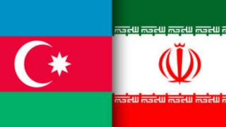 پرچم های ایران و جمهوری آذربایجان