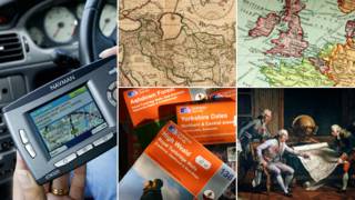 Mapas digitales y mapas de papel