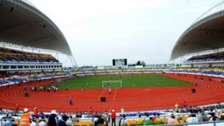 Le stade de l'amitié au Gabon.