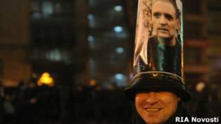 Развозжаев на протесте против ареста Удальцова
