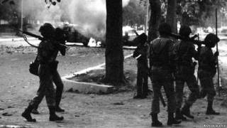 1984 में हुए सिख दंगों के दौरान पुलिस की गश्त