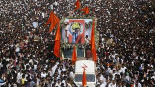 बाल ठाकरे की अंतिम यात्रा