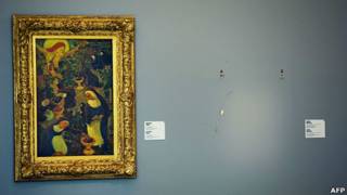 Cuadro robado en el museo Kunsthal de Rotterdam