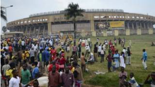 Un stade en Tanzanie