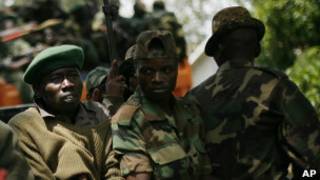 Des combattants du M23