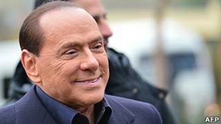 Silvio Berlusconi, exprimer ministro de Italia