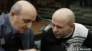 Павлюченков и его адвокат в Мосгорсуде