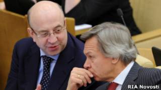 Владимир Плигин и Алексей Пушков