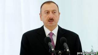 El presidente de Azerbaiyán, Ilham Aliyev