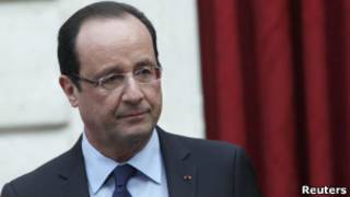 Le président François Hollande