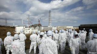 Trabajadores de Tepco